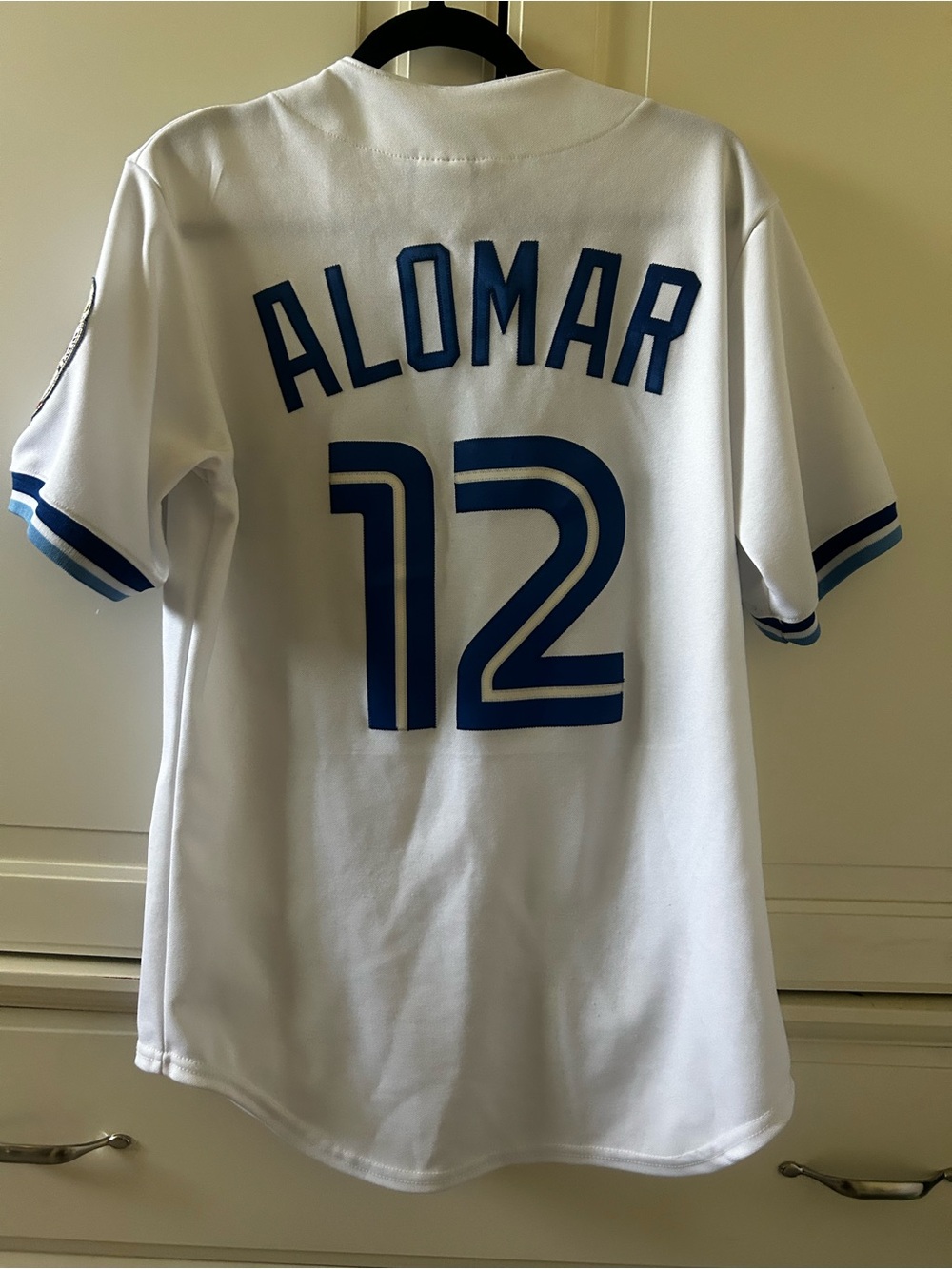 Toronto Blue Jays White MLB Jersey Unisex Small Blue - Picture 2 of 11